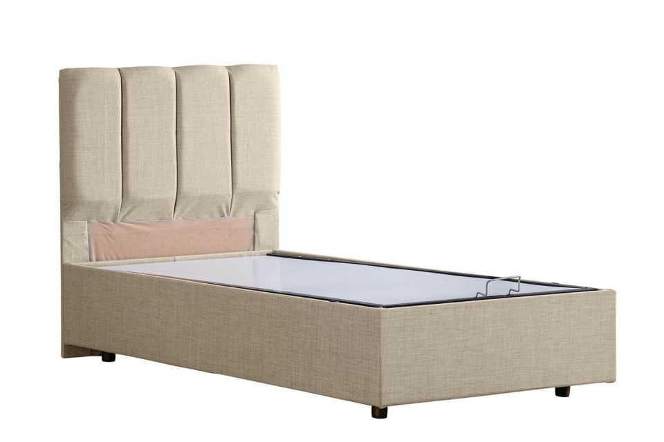 Defne Baza Başlık Seti 120 x 200 - Krem