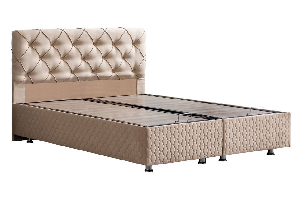 Vita Baza Başlık Seti 160 x 200 - Bej