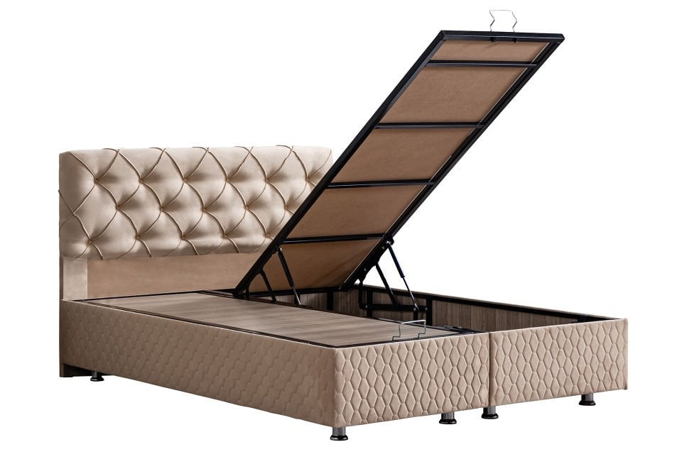 Vita Baza Başlık Seti 160 x 200 - Bej