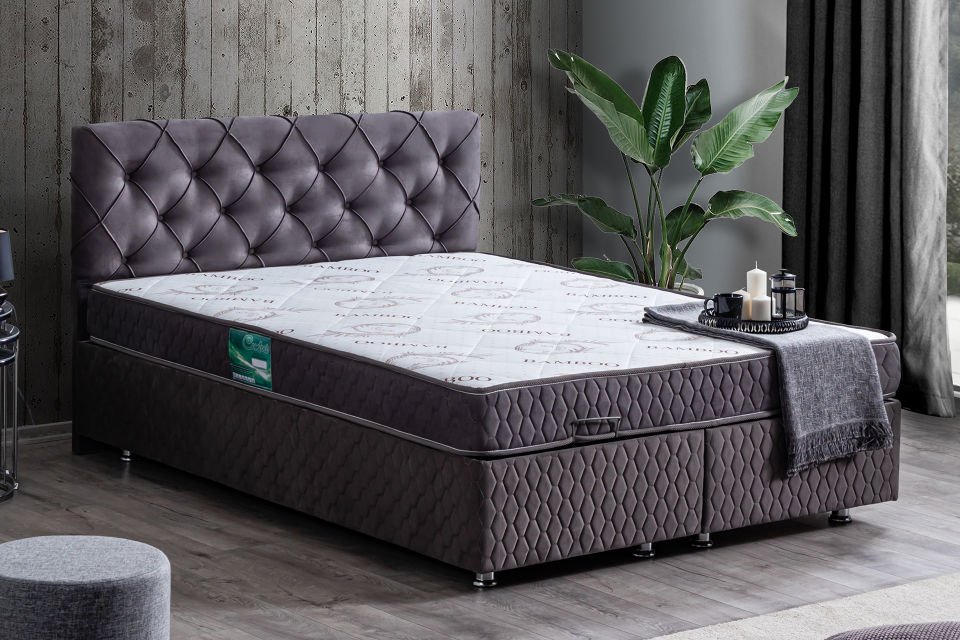 Vita Baza Başlık Comfort Yatak Seti 180 x 200 - Antrasit