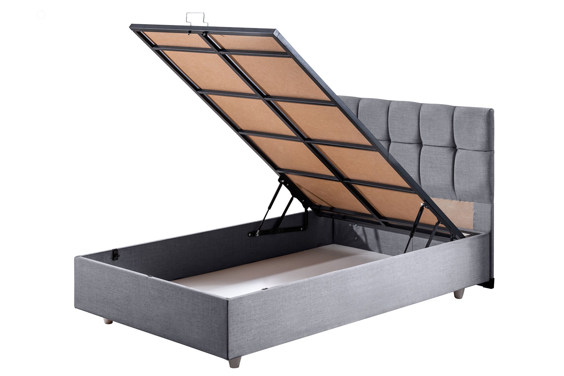 Berlin Baza Başlık Seti 90 x 200 - Gri