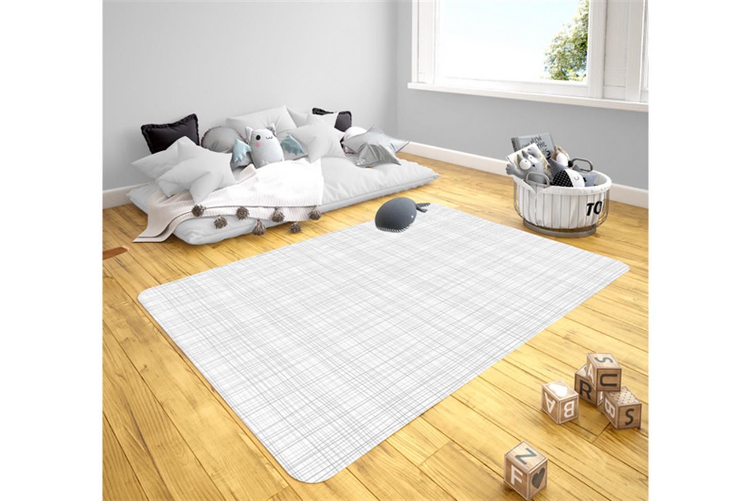 Taht Çocuk Odası Takımı Uyumlu Kaydırmaz Halı 80x160