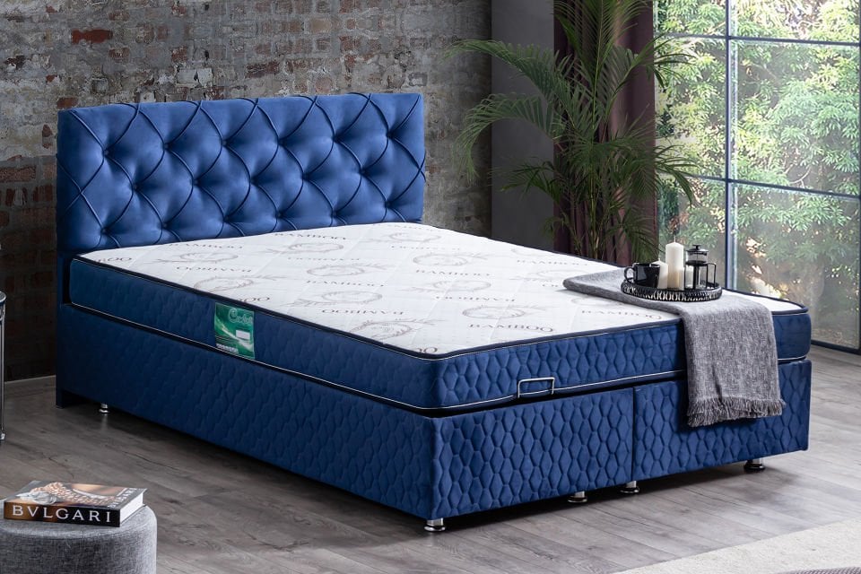 Vita Baza Başlık Comfort Yatak Seti 160 x 200 - Lacivert