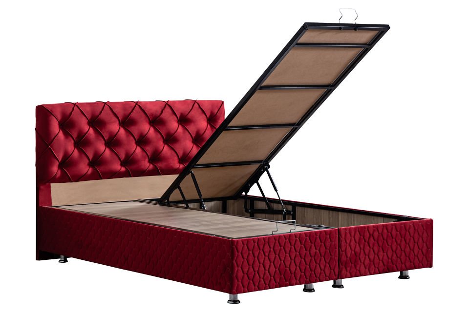 Vita Baza Başlık Comfort Yatak Seti 140 x 190 - Bordo