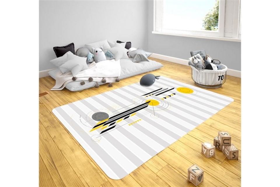 Relax Genç Odası Takımı Uyumlu Kaydırmaz Halı 120x180