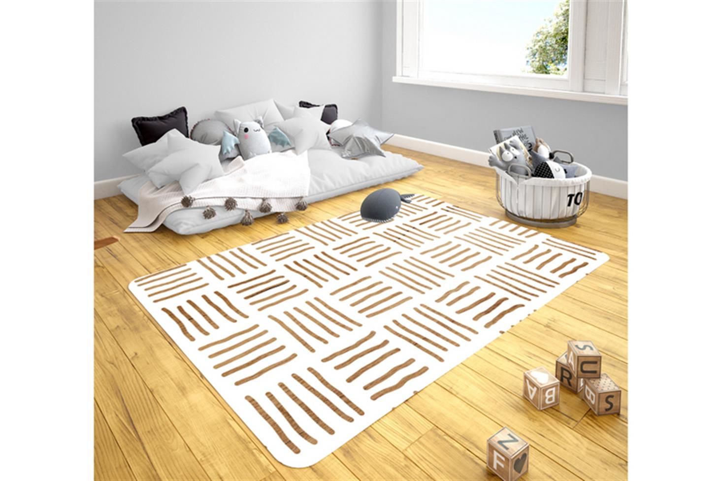 Avrasya Çocuk Odası Takımı Uyumlu Kaydırmaz Halı 120x180