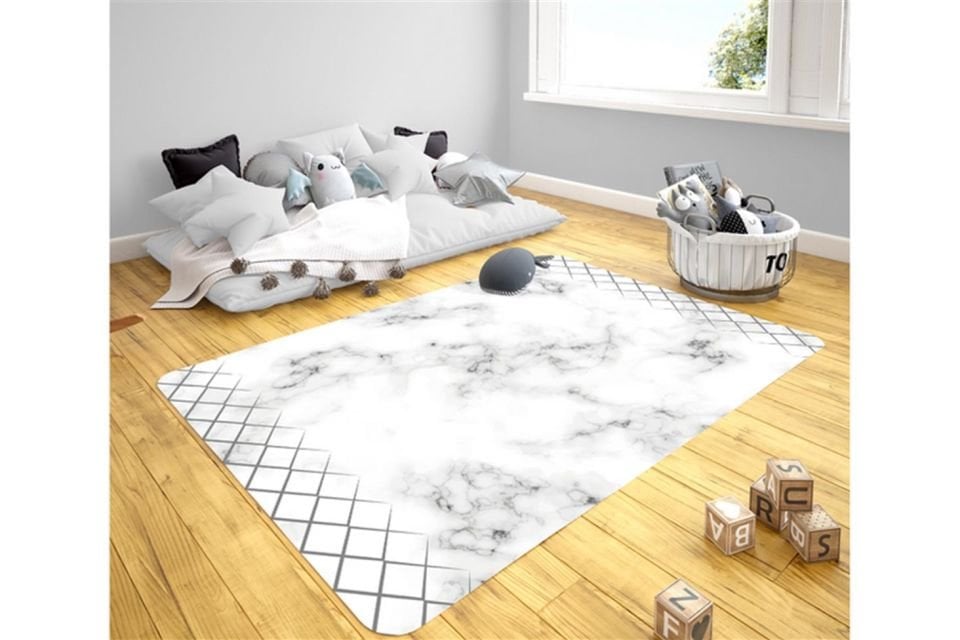 Doğa Genç Odası Takımı Uyumlu Kaydırmaz Halı 120x180