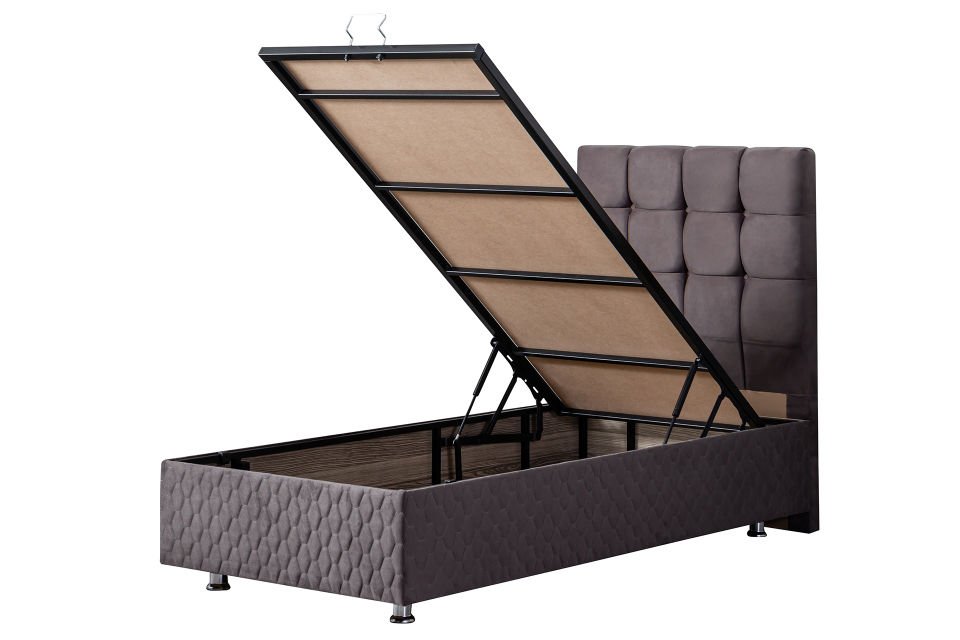 Duke Baza Başlık Deluxe Yatak Seti 100 x 200 - Antrasit