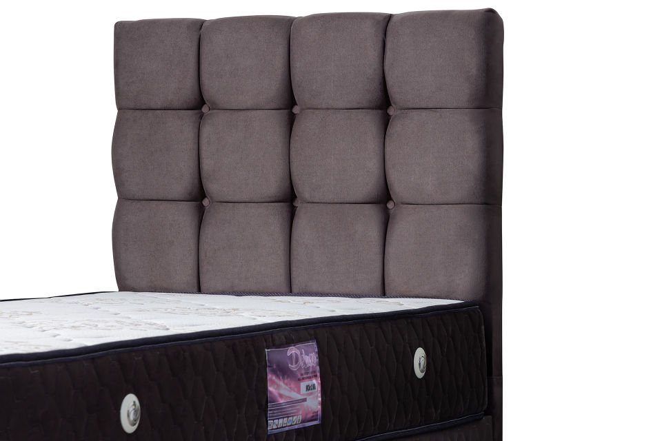Duke Baza Başlık Deluxe Yatak Seti 100 x 200 - Antrasit