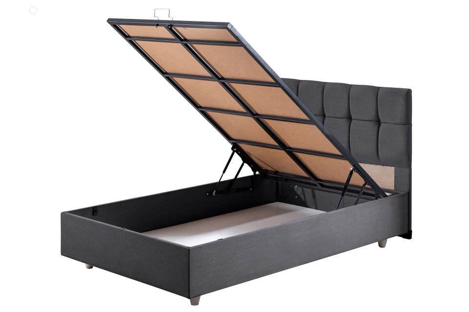 Berlin Baza Başlık Comfort Yatak Seti 100 x 200 - Antrasit