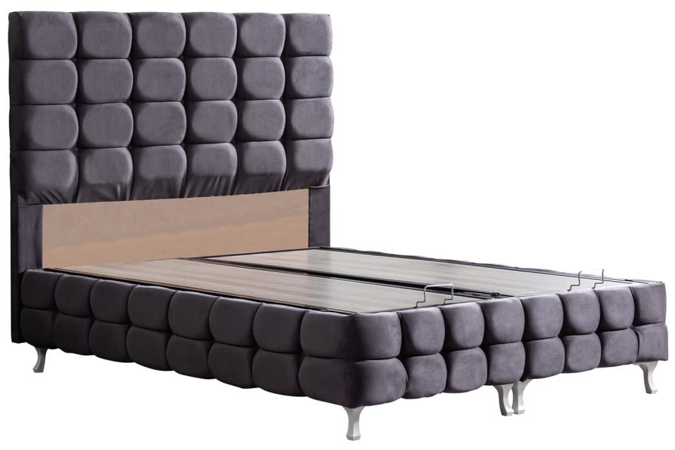 Duke Lux Baza Başlık Seti 150 x 200 - Antrasit