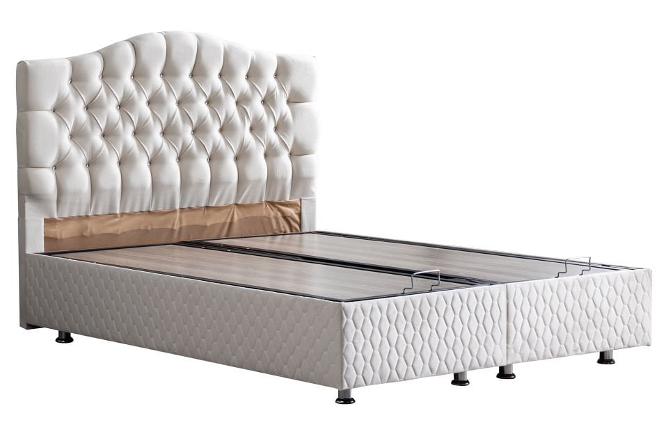 Zümrüt Baza Başlık Ortho Soft Yatak Seti 150 x 200 - Krem