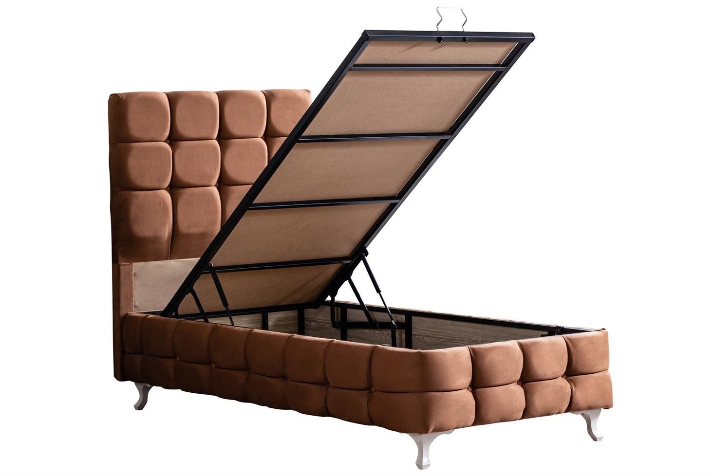 Duke Lux Baza Başlık Seti 90 x 200 - Açık Kahve