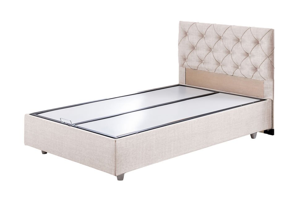 Eylül Baza Başlık Seti 90 x 200 - Krem
