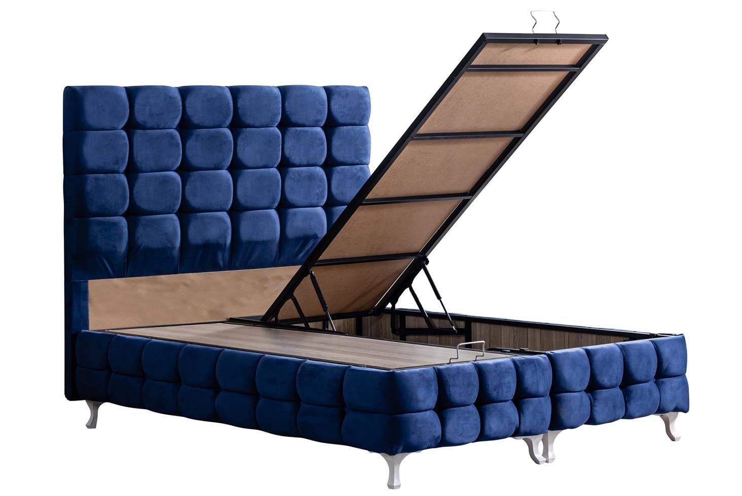 Duke Lux Baza Başlık Seti 160 x 200 - Lacivert
