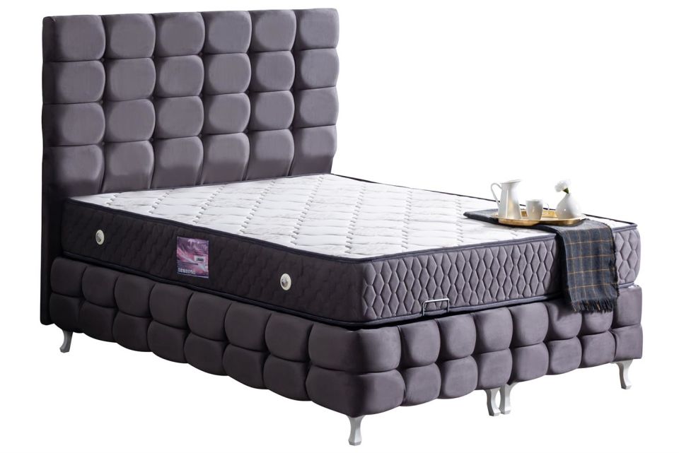 Duke Lux Baza Başlık Deluxe Yatak Seti 180 x 200 - Antrasit