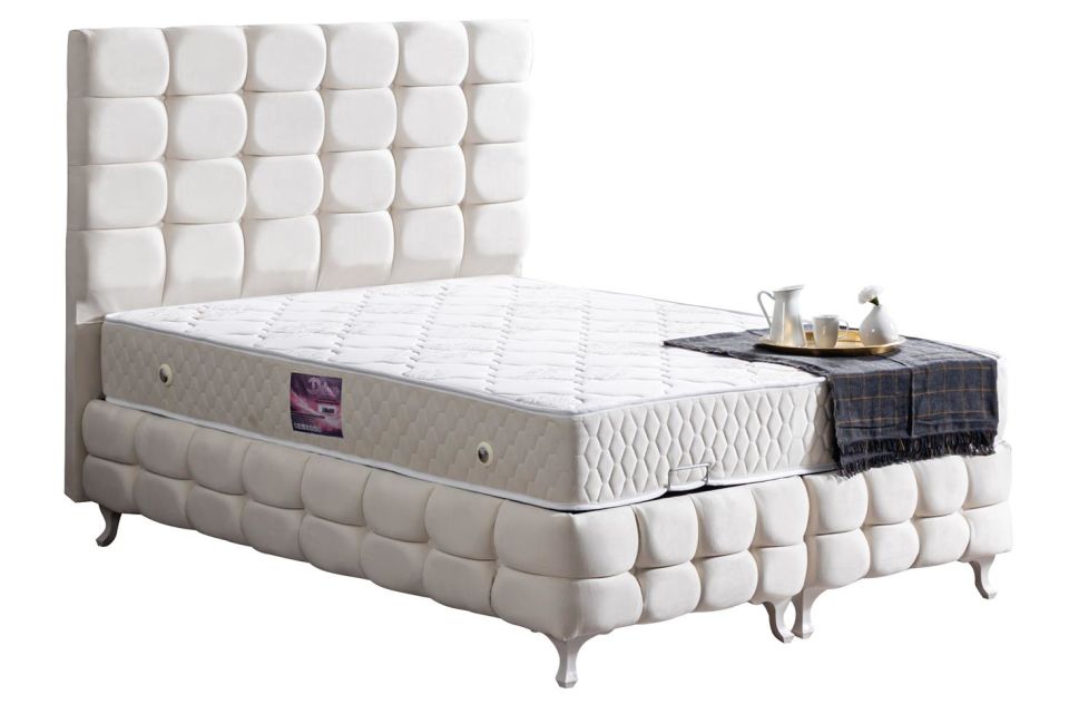 Duke Lux Baza Başlık Deluxe Yatak Seti 160 x 200 - Krem