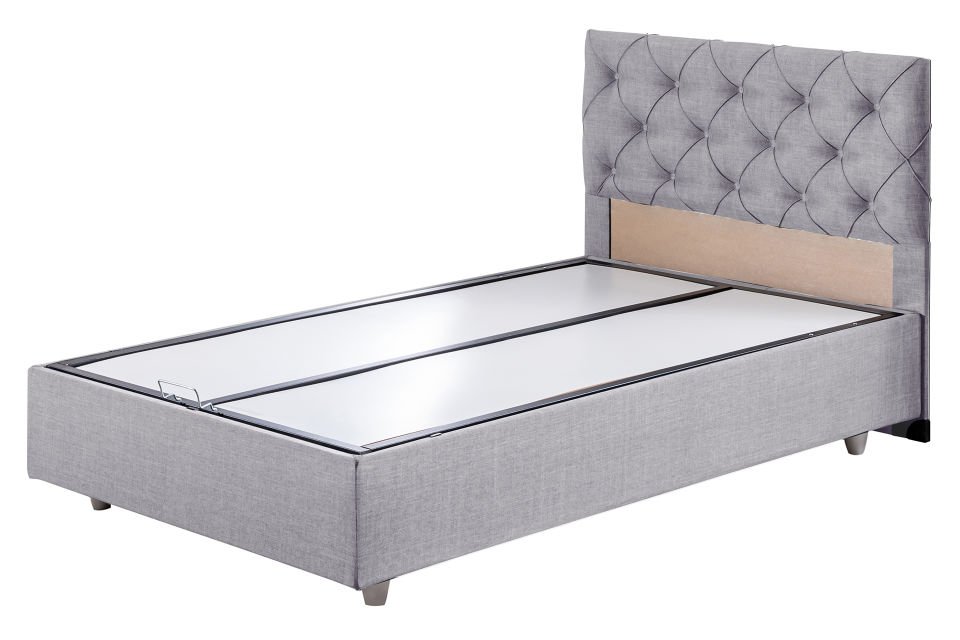 Eylül Baza Başlık Comfort Yatak Seti 120 x 200 - Açık Gri
