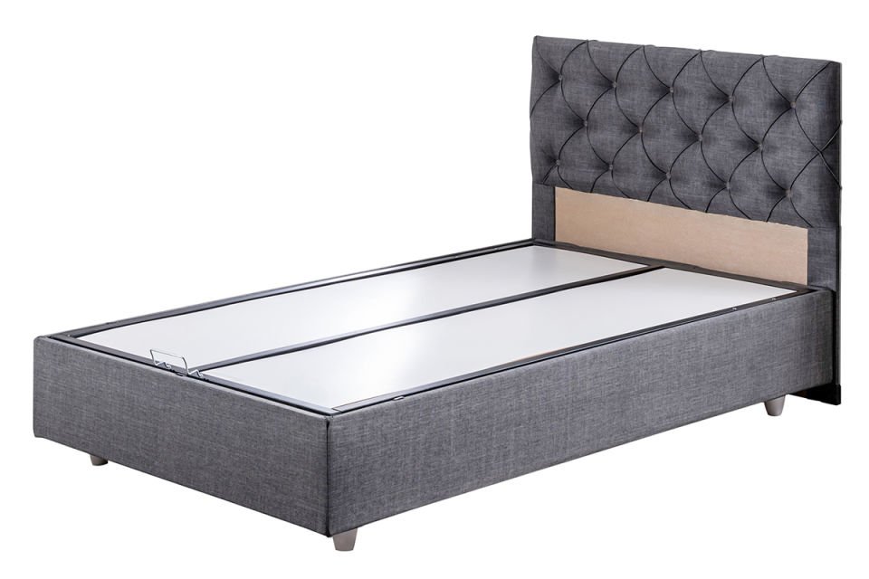 Eylül Baza Başlık Comfort Yatak Seti 100 x 200 - Gri