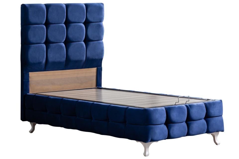 Duke Lux Baza Başlık Deluxe Yatak Seti 100 x 200 - Lacivert