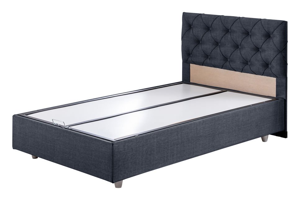 Eylül Baza Başlık Comfort Yatak Seti 90 x 190 - Lacivert