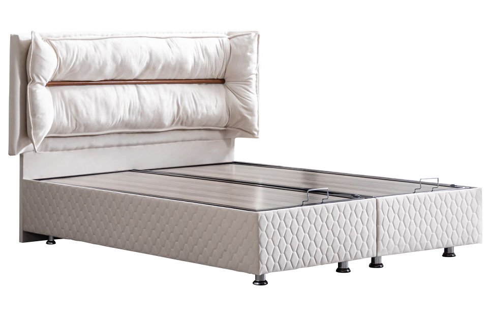 Barselona Baza Başlık Seti 90 x 200 - Krem