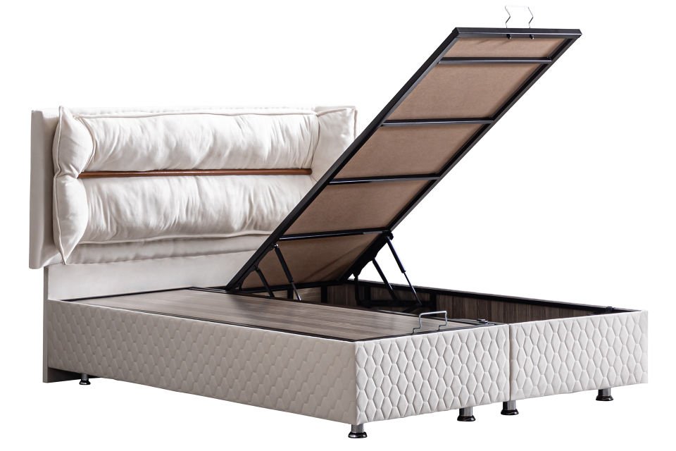 Barselona Baza Başlık Seti 100 x 200 - Krem