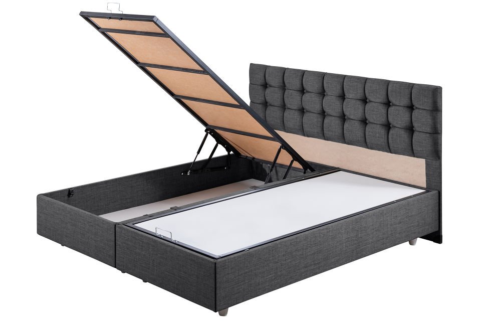 Venedik Baza Başlık Seti 150 x 200 - Antrasit