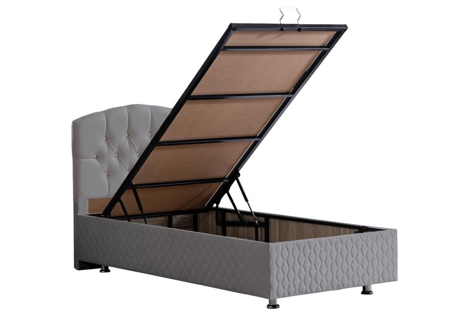 Efes Baza Başlık Comfort Yatak Seti 120 x 200 - Gri
